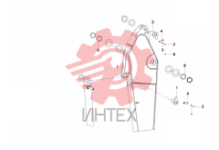 Уплотнения рукоятки SY210C6C2K.3 13353140