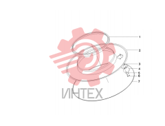 Демпфер поворотной платформы 10398371