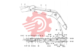 Трубопровод стрелы SY215C9C3KL.3.1 12134603