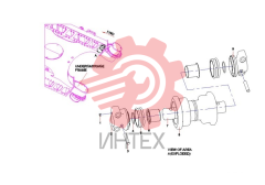 Каток опорный 190A 13289079