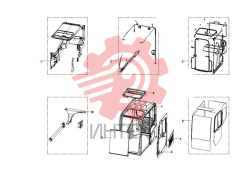 Комплектующие кабины EMC0908-QH-I-2 33T ROPS 61011898