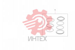 Кольца уплотнительные поворотного устройства 60243991