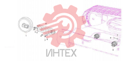 Колесо направляющее и натяжители SY235C9I4K.2 13124406