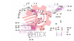 Прокладка труб на платформе SY215C9C5KL 13711994