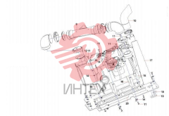 Система выхлопная (часть 2) SY215C9C5KL.1.3.2 13366326