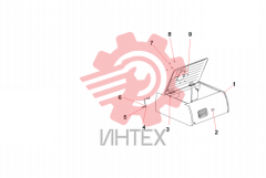 Ящик для инструментов в сборе SY215C9C5KL.1.6.34 13348809