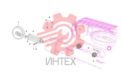 Колесо направляющее, натяжитель и катки гусениц 11507574