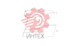 Перегородка двигателя правая 11616259