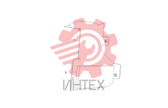 Пластина каркаса угловая 11616300