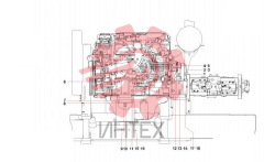 Система подвески двигателя SY215C9M 13527491
