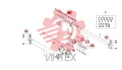 Комплектующие цилиндра рукояти 20T 60270929