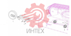 Колесо направляющее и натяжитель SY235C9I4K.2 13124406