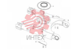 Рама поворотная экскаватора SY235C9I4K.2 13124406