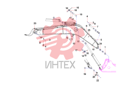 Узел стрелы SY215CAI4K.3A 12724469