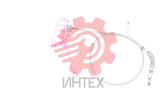 Трос управления дроссельной заслонкой B220501000347