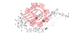 Цилиндр стрелы левый SY210C6C2 13416539