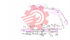Трубопровод стрелы SY220C9M2K.3 13804628