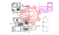 Комплектующие поворотной платформы SY225C9M3KS.1 13792586