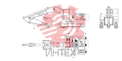 Компоненты основные экскаватора SY235C9 12756871