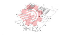 Пластины защитные платформы 12776292