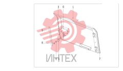 Дверь правая задняя 13523996