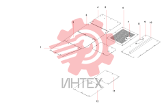 Пластины защитные платформы 13552319