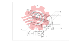 Дверь левая задняя 13524040