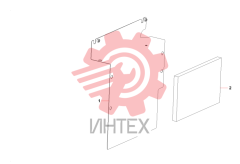 Пластина правая защитная двигателя 12628922