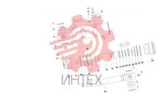 Цилиндр масляный отвала ZX26.4 13915446