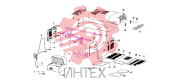 Обвес каркаса экскаватора 12739185