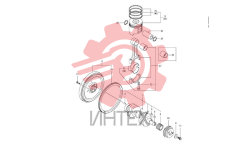Вал коленчатый и поршень 60277139