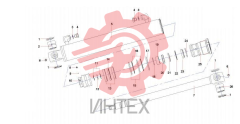 Цилиндр отвала ZX35.3.5 13048278