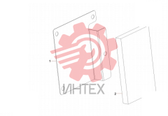 Перегородка нижняя левая 12940855