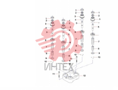 Комплектующие клапана PVD8PC5020A 60004101 (часть 1)