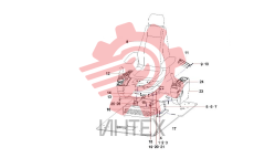 Сиденье водителя с комплектующими 13267724 SY365CEI2KH.1.5