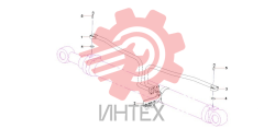Трубопровод правого цилиндра стрелы 13611481 SY365CD