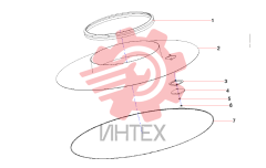 Демпфер поворотной платформы 11163607