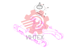 Демпфер поворотной платформы 13691842