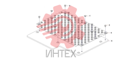 Решетка топливного бака 13304894
