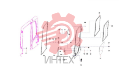 Дверь кабины JWDW04 13269886