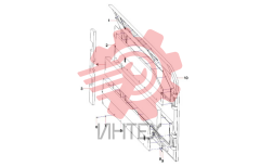 Дверь левая передняя (отсек кондиционера) SY485C1I3KH.1.6 13368181