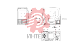 Кабина оператора SY485C1I3KH.1.5 13298847