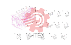 Крепления проводов двигателя 60320159