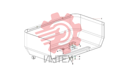 Крышка отсека радиатора SY485C1I3KH.1.6.8 13306069