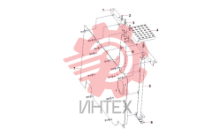 Передняя панель отсека двигателя SY485C 13306257
