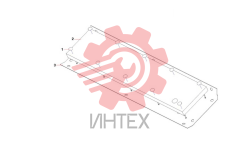Пластина защитная отсека насоса SY485C1 13386797