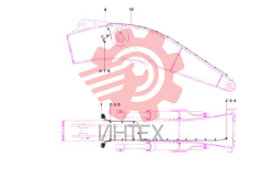 Система электрическая стрелы SY485C1I3KH.5.5 13304262