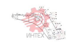 Трубопровод смазки стрелы SY485C1I3KH.3 13303565