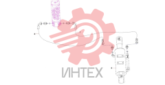 Соединение цилиндра отвала 13468720