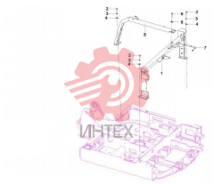 Каркас кабины SY60C9Y4R.1.6 13939063